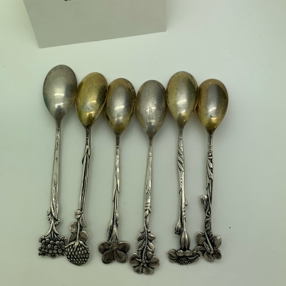 Antique Tiffany & Co. 925 Small Spoons T&Co. STG - Picture 5 of 8